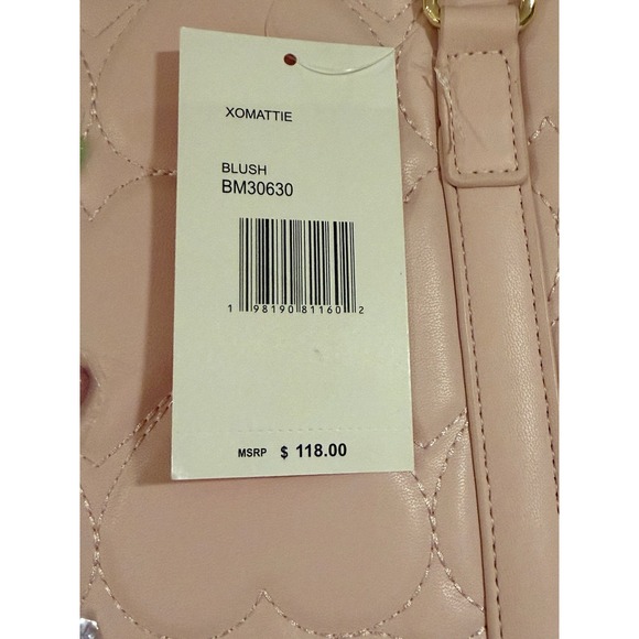 NEW Betsey Johnson Valentines Heart Tote Handbag - Picture 6 of 7